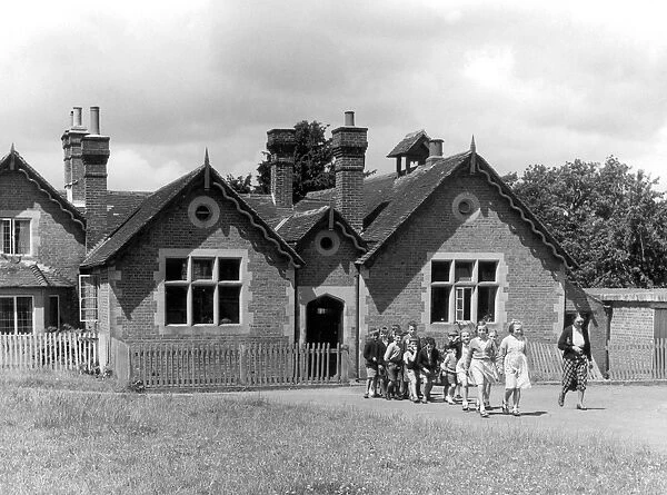 A small village school in the Weald of Kent 31st June 1953 was typical of many other