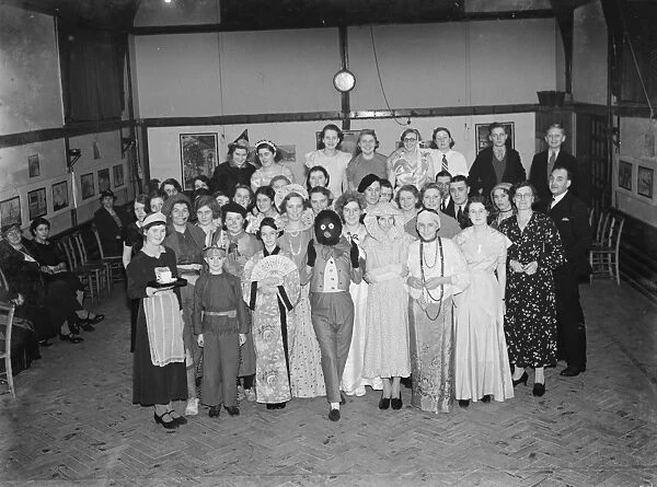 The Social Girls Club in Chislehurst, Kent. 4 December 1936