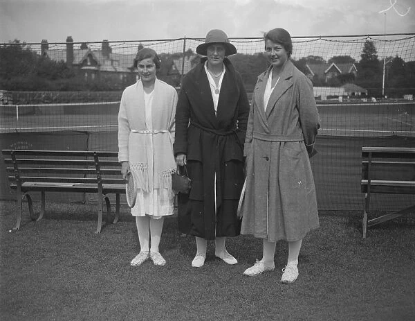 Society at Southampton Tennis Tournament Many society folk are taking part in the