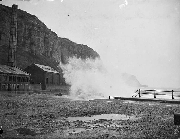 The south-westerly gale in the English Channel rose to great violence as at high tide