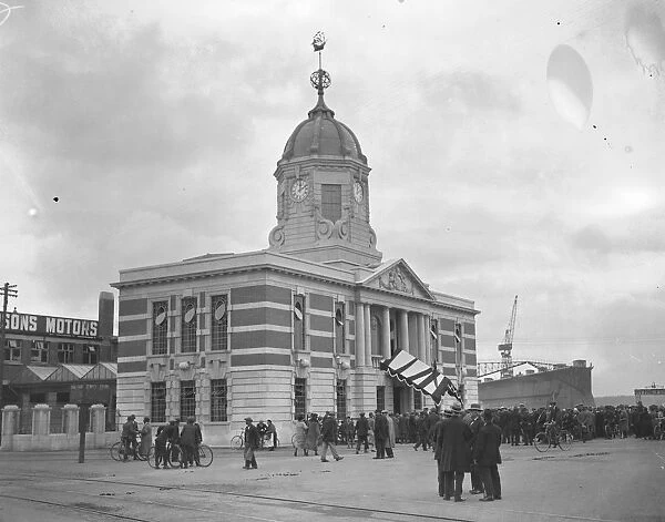 Southampton Harbour boards new building opened by Lord Jellicoe. 8 September 1925