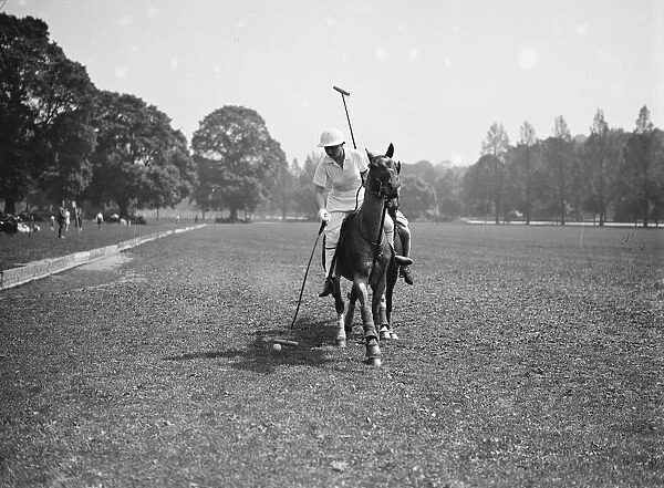 The Southdown Ladies Polo Club. In play on the Royal Artillery ground at Preston Park