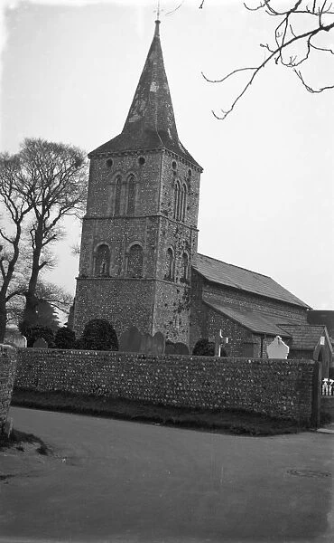 Southwick Parish Church, West Sussex. St Michaels and All Angels. 1931