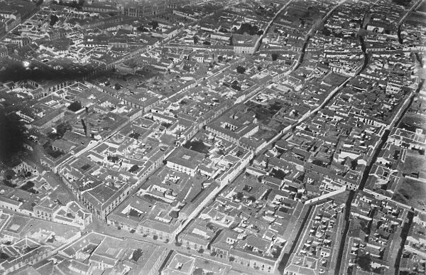 Spain. Ciudad Real. An aerial view. 7 February 1929