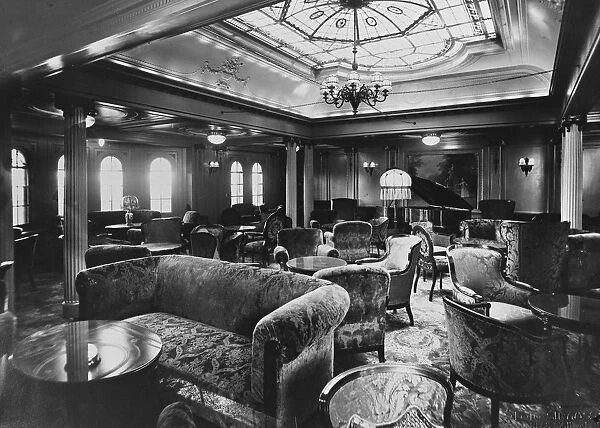 Ss Voldendam Lounge first class 16 November 1922