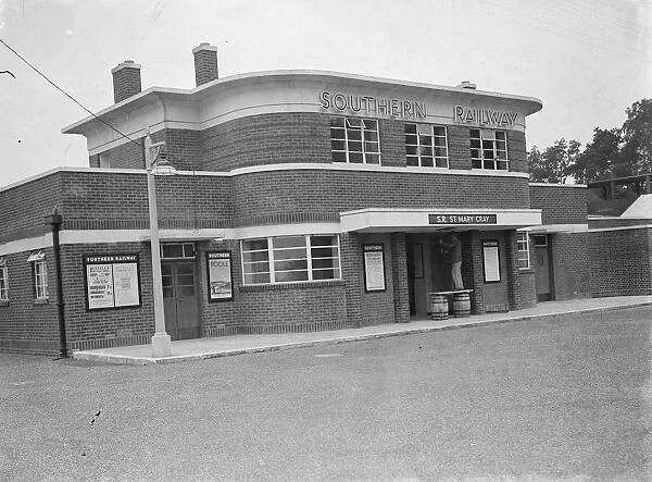 St Mary Cray railway station in Kent. 1939