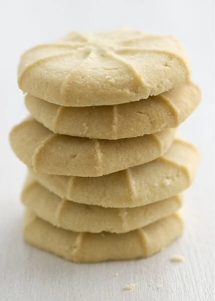 Stack of piped cookies credit: Marie-Louise Avery  /  thePictureKitchen  /  TopFoto