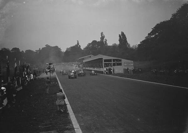 Start of the Road Racing Clubs race at Crystal Palace. 1937