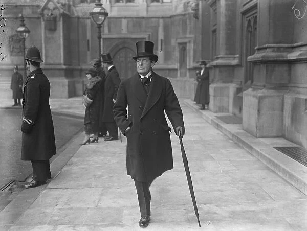 State opening of Parliament. Admiral Lord Beatty. 15 January 1924