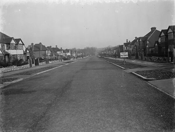 Stone Park Avenue in Beckenham, Kent. 1938