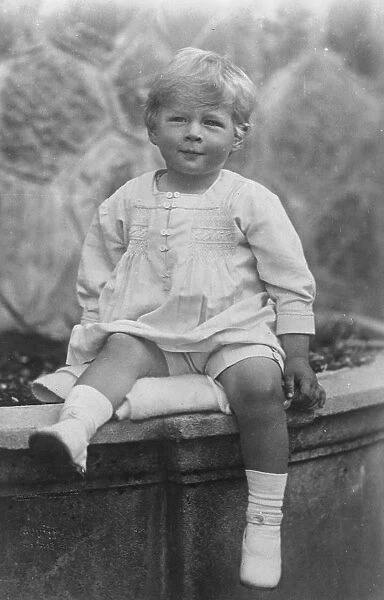Strapping young Prince Little Prince Michael, the infant son of the Crown Prince of Romania
