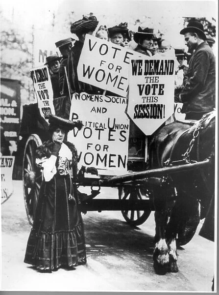 Suffragette demonstration 21st May 1906