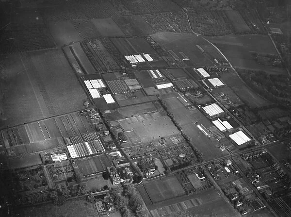 Swanley H College aerial view. 1935