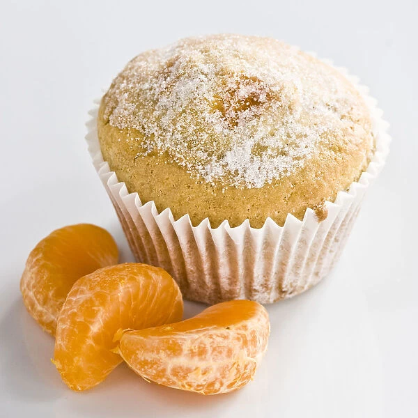 Tangerine muffin sprinked with caster sugar credit: Marie-Louise Avery  /  thePictureKitchen