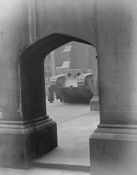 A tank at Lincolns Inn Where the Royal Commission of awards to inventors is held 7