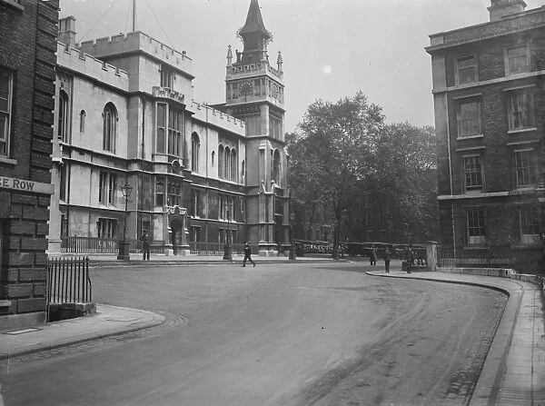 The Temple, the library and Crown office 27 May 1930