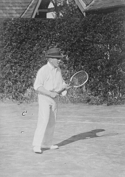 Tennis at Cannes, France Sir Stephenson Kent, K C B, director General of Munitions