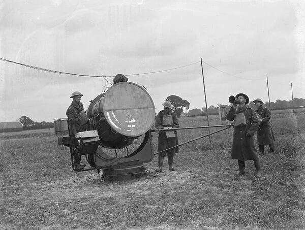 Territorial Army recruits at camp in Chichester, Sussex. Here they are practicing