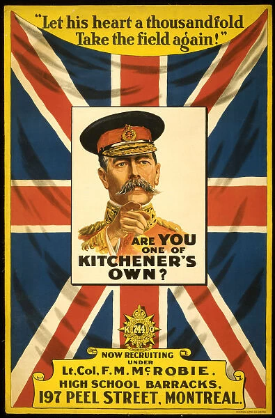 Title: Are you one of Kitcheners own? Date Created  /  Published: Montreal : Montreal Litho