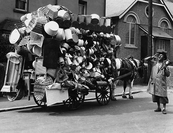 A travelling salesman, Devon 1935