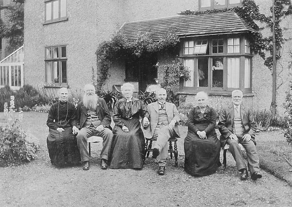 Triple Golden Wedding Three Brothers, natives of Wargrave, Berks who have celebrated