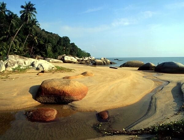 TROPICAL ISLANDS Beach on Penang island, Malaysia