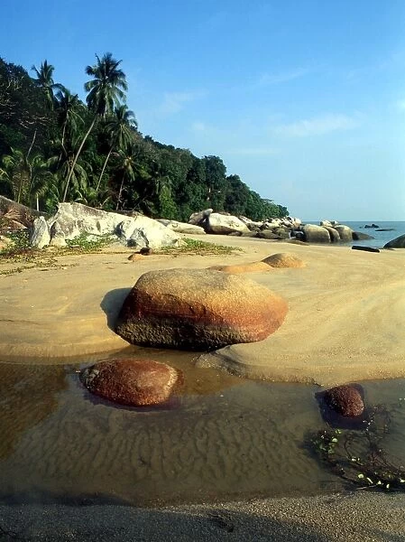 TROPICAL ISLANDS Beach on Penang Island, Malaysia