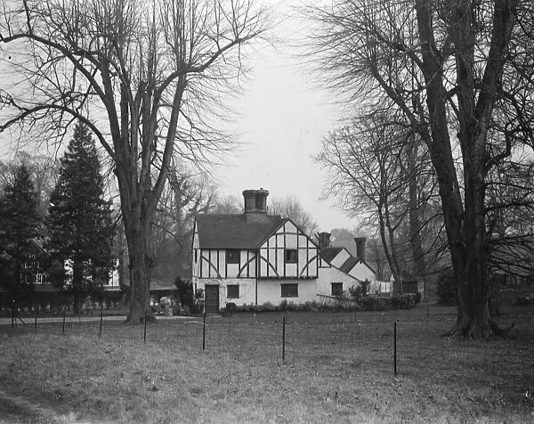A tudor cottage in St Pauls Cray, Kent. 1939