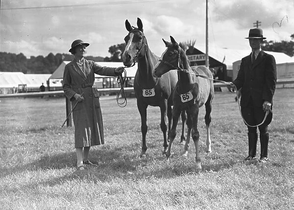 Tunbridge Wells and South Eastern Counties Show Captain and Mrs V Morse with their