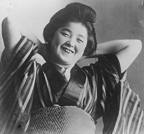 Typical Japanese geisha girl 29 October 1920