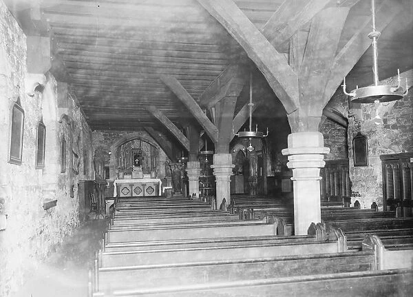 The underground Chapel at St Etheldredas Ely place, Holborn 23 June 1926