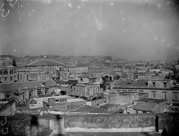 A view of Naples from the hill behind