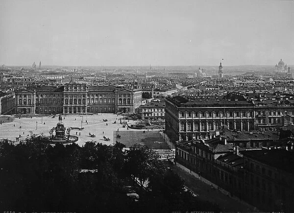 A view of Petrograd in Russia 1924