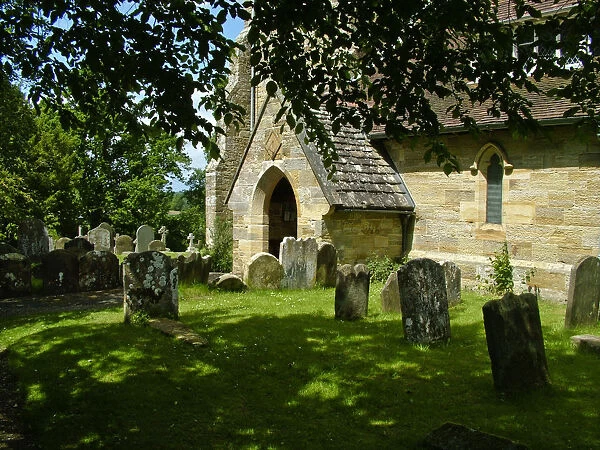View of St Michael and All Angels Church, Withyham, East Sussex, showing porch credit