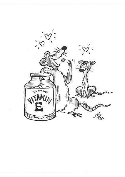 Vitamin E. Usually paying little or no attention to political correctness, Sax cartoons
