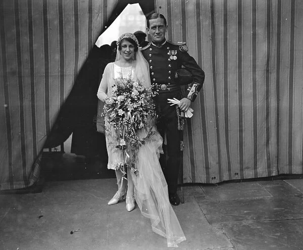 Wedding of Lieutenant P R Sheridan Patterson, Royal Navy and Miss Mabel Jackson Walker
