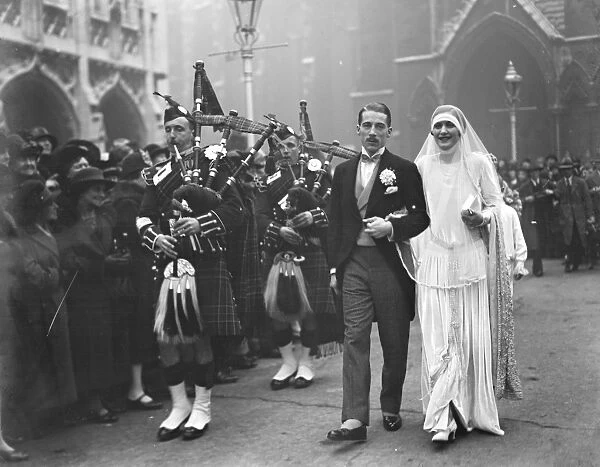 Wedding. The marriage between Lord Inverclyde and Miss Sainsbury took place at St Margaret s