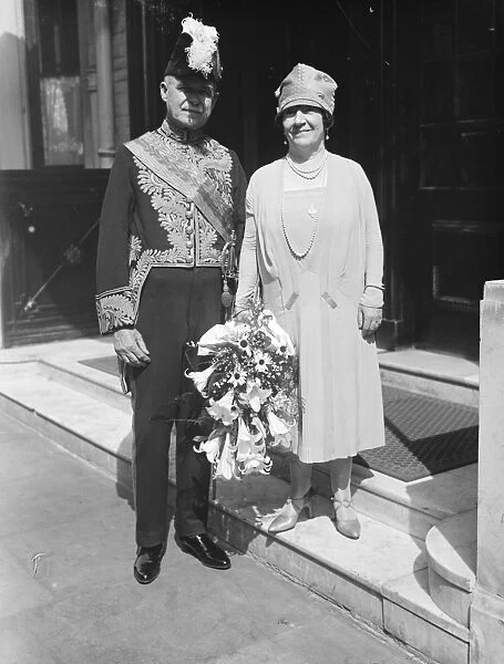 Wedding. The marriage of Sir G Strickland and Miss Hulton took place at the church