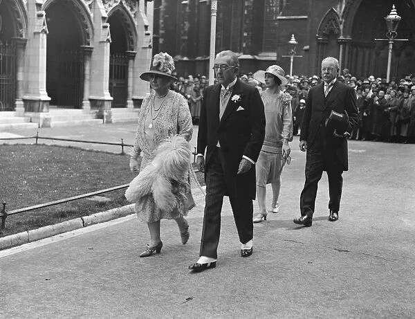 Wedding. Miss M Houghton was married at St Margarets to Mr C Anderson. The
