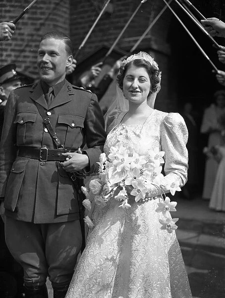 The wedding of Mr Charles Le Grice, Royal Devon Yeomanry, and Miss Wilmay Ward