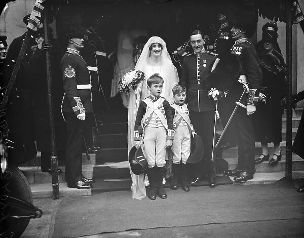 Wedding Mr G Lloyd Verny and Miss J V Smith were married at the Guards Chapel