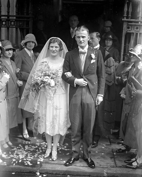 Wedding of Mr Hamilton Ingledew (of Llandaff), and Miss Mary Frazer (of Creigiau)