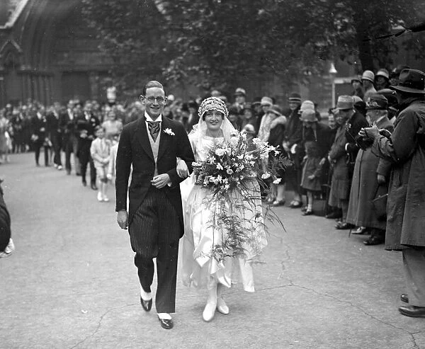Wedding of Mr Ivan Power and Miss Nancy Griffith at St Margarets, Westminster, London
