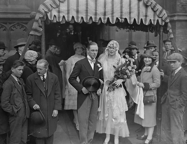 Wedding of Mr Richards De Quincey and Miss Anne Maud Duff - Gordon ( daughter of Mr