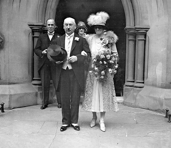 Wedding of Sir Illtyd Thomas (Cardiff) and Mrs Henrietta Morgan at St Judes, South Kensington