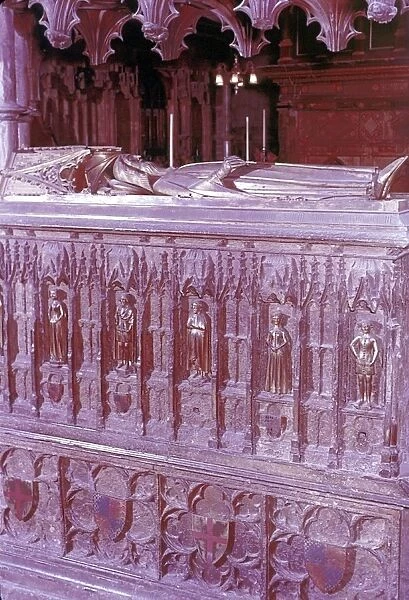 Westminster Abbey, Royal Effigies and Tombs. Edward III