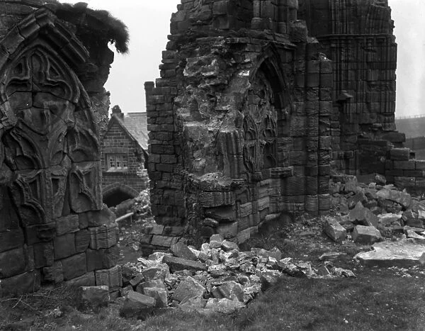 Whitby Abbey ruins, north Yorkshire. 1920