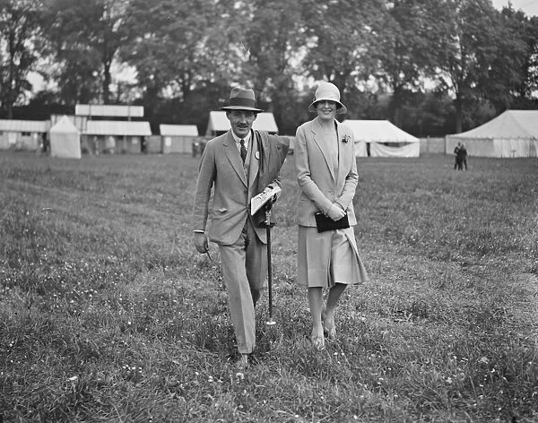 Wiltshire Agricultural Show at Salisbury Now Earl and Countess of Radnor 15 May 1928