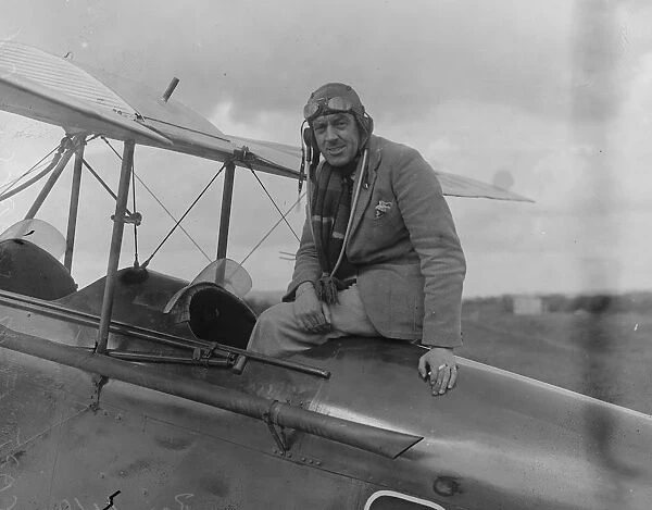 More women learning to fly. London pupils who show skill and coolness. Capt F G M Spark