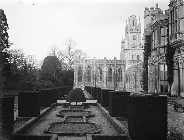 World famous gardens to be opened to the public. Ashridge House. 26 March 1929